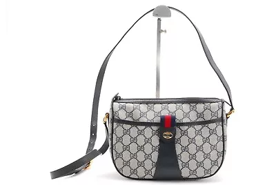 Gucci Vintage Authentic GG Sherry Line Shoulder Cross Body Bag • $459