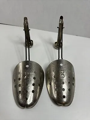 Vtg EKCO USA Pair Metal Adjustable Shoe Tree Stretcher Shaper Keeper Insert • $9.45