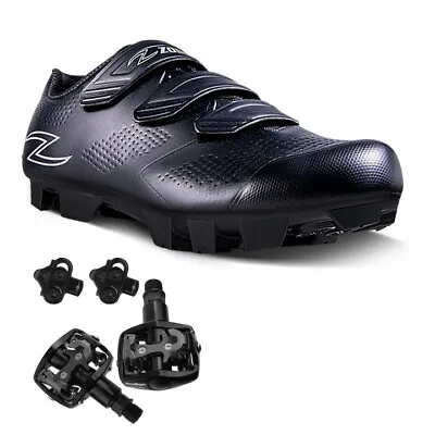 Zol Raptor Mtb And Indoor Cycling Shoes With Pedals And Cleats • $90.90