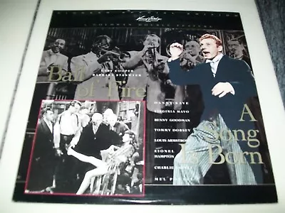 BALL OF FIRE And A SONG IS BORN 2-Laserdisc LD SET PIONEER SPECIAL EDITION RARE! • $9.99