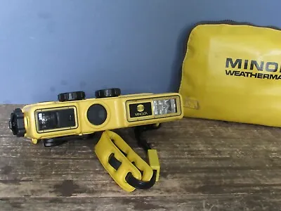 Vintage Camera Minolta Weathermatic A Waterproof Underwater W/ Film -NOT Tested • $25