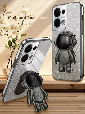 Stand Holder Case For Oppo Realme 11 10 Pro Plus C53 C55 Glitter Cover Astronaut • $12.20