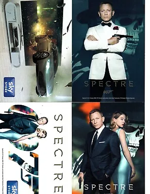 Set Of 4 Promotional Postcards - James Bond 007 - Spectre • £4.95