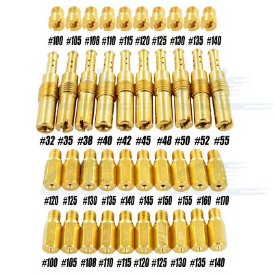 $10.76 • Buy Carburetor 30Pc Main Jets+ 10Pc Slow/Pilot Jet Set #45 #48 #50 #52 #55 #150 #155