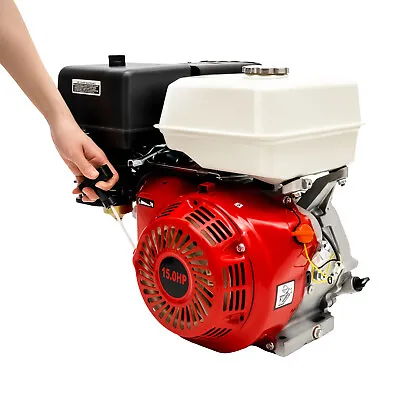 15 HP 4 Stroke Gas Engine Motor OHV Horizontal Go Kart Motor Recoil Start 420 CC • $297