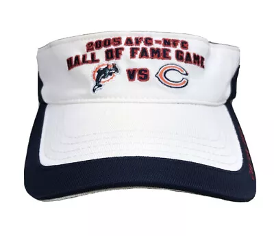 Reebok 2005 AFC -NFC Hall Of Fame Game Visor Dolphins Vs Bears Marino Induction • $18