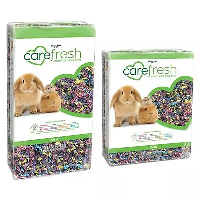 £35.66 • Buy Carefresh Colourful Confetti Small Pet Natural Paper Soft Bedding Comfort Care