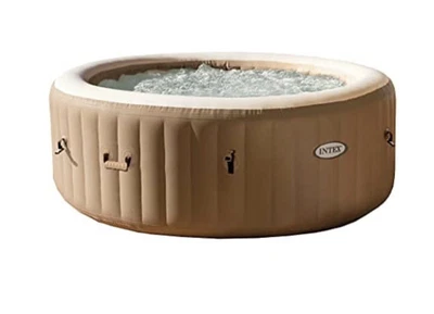 $699 • Buy NEW INTEX PureSpa Bubble Massage, Inflatable Spa Set, Tan, 4-Person