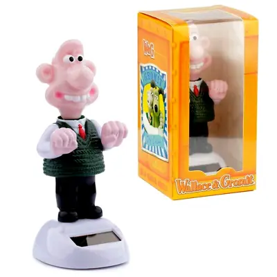 WALLACE (Wallace & Gromit) Dancing Figure SOLAR POWERED Home Office Car NEW • £9.15