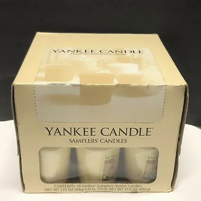 (G-O) 18 Yankee Candle VOTIVE CANDLES By The CASE - Scent CHOICES New & Retired • $53.82