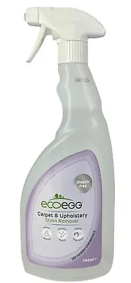 Ecoegg Carpet & Upholstery Stain Remover - Bleach Free 750ml Bottle Spray Cap • £7.49