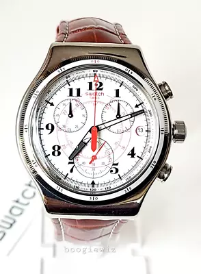 Swatch Swiss Made Irony  Back To The Roots  Chrono Men's Watch New In Case • $129