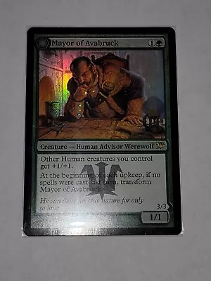 Magic The Gathering LP Foil Mayor Of Avabruck Innistrad Promo MTG Rare Creature • $15