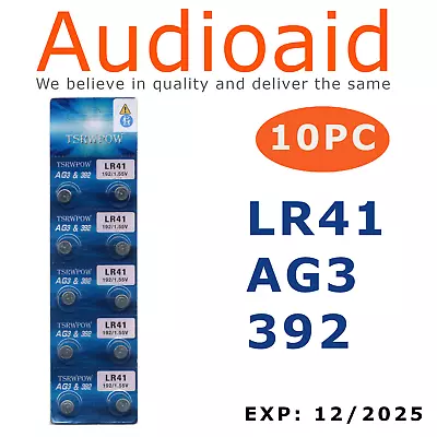 Cell Coin Alkaline Battery 1.55V AG3 Button Batteries LR41 L736 384 SR41 392 • $4.50