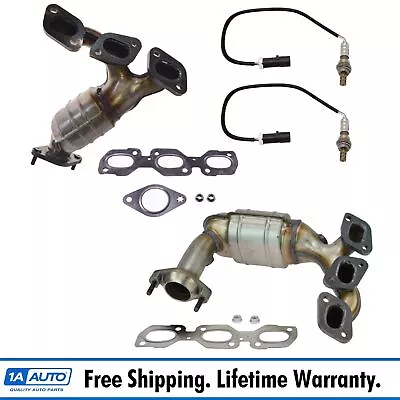 Front & Rear Exhaust Manifold Catalytic Converter Pair W/ O2 Sensors For Escape • $529.95