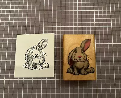 Comotion Harry Hare Rubber Stamp #493 Bunny Rabbit Easter Spring Listening Ears • $5.99