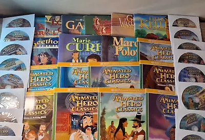 NEST Animated Hero Classics DVDs Lot Of 18 W/ 18 Matching Activity Books • $172.99