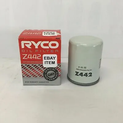 Oil Filter FOR Nissan NX-R Coupe 1991-1996 SR20DE 2L 4Cyl DOHC 16V Ryco Z442 • $19
