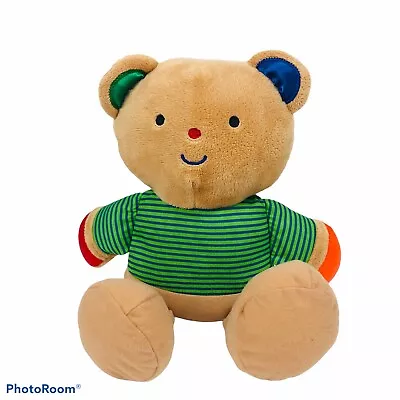 MELISSA & DOUG Teddy Bear Plush Beautiful Multi Color Measures 13” Length CLEAN! • $6.99