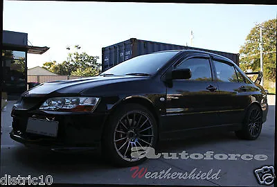 Hic Weather Shields For Mitsubishi Evolution 7 8 9 Evo Lancer Weathershields • $83