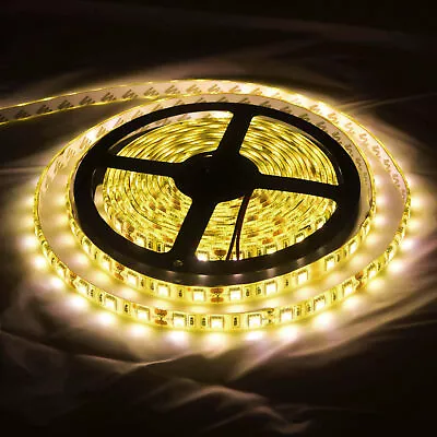 5M 300 LED Strip Lights Cool Warm White DC 12V Waterproof Car Camping Lighting • $7.55