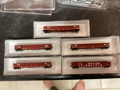 Trainworx N Scale ~ New ~ Union Pacific 52' Gondola 31210 ~ NS Lot Of 5!  New! • $124.95