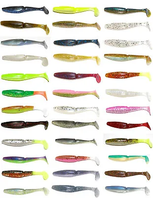 Gambler EZ Swimmer 4 1/4 Inch Segmented Paddle Tail Swimbait Bass & Inshore Bait • $7.78