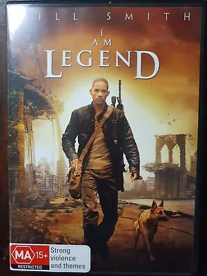 I Am Legend (DVD 2007) Will Smith Alice Braga  R4   VGC   FREE POST • $4.45