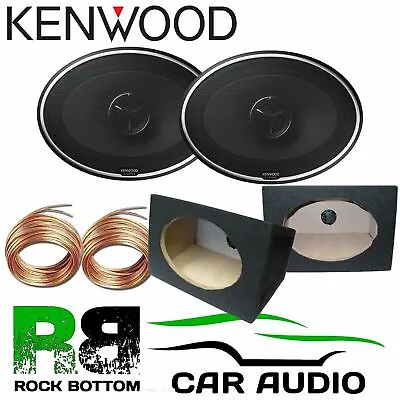 £124.90 • Buy Kenwood KFC-X694 2-Way 6x9  600 Watts Car Speakers & 6x9 Black Pod Box (Pair)