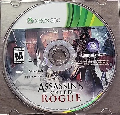 Assassin's Creed Rogue (Xbox 360-2014) Video Game~Disc Only~Tested & Guranteed! • $7.49