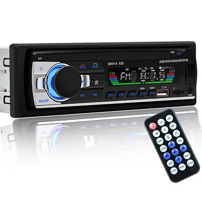 Car Stereo Audio Bluetooth In-Dash FM Aux Input Receiver SD USB MP3 Radio Player • $16.99