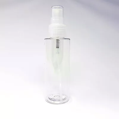 Strong Leak Proof Travel Bottle Clear 100ml Fluid Mist Spray Flight Flying Cabin • £2.99