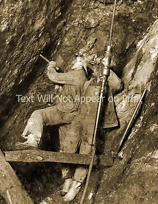 1910 Miners Liberty Bell Mine Colorado Old Photo 8.5  X 11  Reprint • $14.84