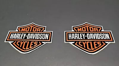 2 Piece Set For Harley Davidson Style Metal Motorcycle Fuel Tank Emblem Decals • $21.99