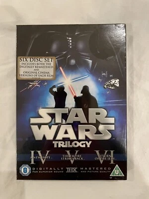 £14.99 • Buy Star Wars Trilogy DVD Box Set IV V VI Original Cinema Versions Brand New Sealed