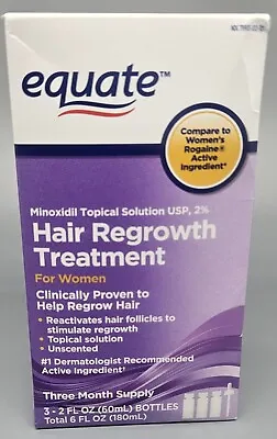 EQUATE Women's Hair Regrowth Treatment Serum - 2 FL OZ(3 Pack) • $26.93