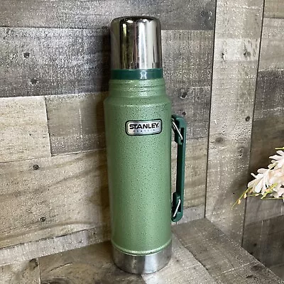 Vintage Stanley Aladdin Green Vacuum Bottle Thermos A-944DH Quart Made In USA • $17.99