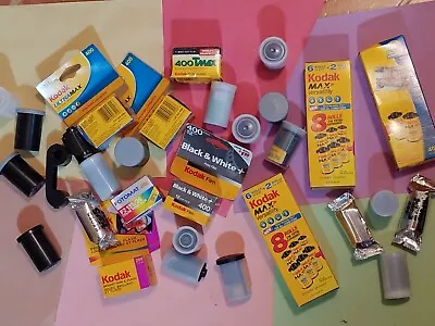 $7.50 • Buy Your Choice Of KODAK - FUJI - FOTOMAT - ILFOLD - KONICA  Color And B&W 35mm Film