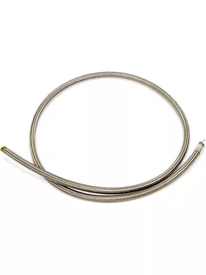 Aeroquip Hose PTFE Racing Hose 4 AN 3 Ft Braided Stainless PTFE Natur (FCC0403) • $88.92