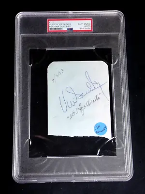 Vin Scully Psa/dna Certified Signed Album Page Autograph Baseball Hof La Dodgers • $250