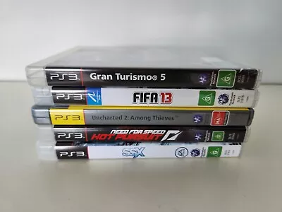 PS3 - 5x Game Bundle - PAL - SSX FIFA Gran Turismo 5 Need For Speed Uncharted 2 • $30