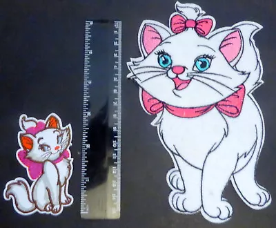 Marie AristoCat Embroidered Sew On Or Iron-on Cotton Embroidered Patch • £4.49
