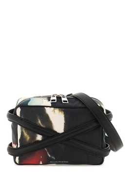 $1309.17 • Buy Alexander Mcqueen 'Harness' Camera Bag  Black,White,Red Technical,Leather