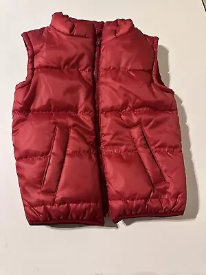 Youth BACK TO THE FUTURE Universal Studio Marty McFly Red Signature Puffer Vest  • $30