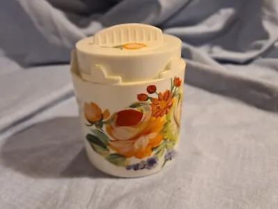 RARE Vintage Kitsch 1950s/60s Plastic Jar Cover Cosy Lid Fruit Kitchen Storage • £9.99