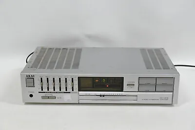 $115.70 • Buy Akai AM-A202 Stereo Integrated Amplifier - Vintage Made Japan 1980's 40 Watt (a