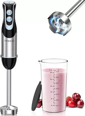 FRESKO Stainless Steel Hand Blender 1200W Electric Stick Blender  Free Post  • £15.99