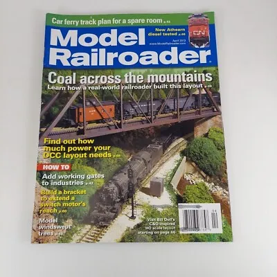 Model Railroader Magazine Apr 2013 Vol 80 No 4 Working Gates Windswept Trees • $4.99