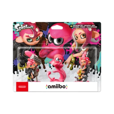 $99 • Buy Octolings 3 Pack: Octoling Boy & Girl, Octopus - Splatoon - Amiibo - New