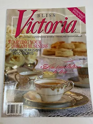 Bliss Victoria Magazine Jan Feb 2013 Starting Your Dream Business Passion Profit • $9.99